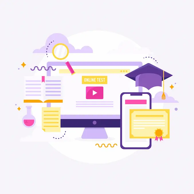 تصميم موقع تعليمي