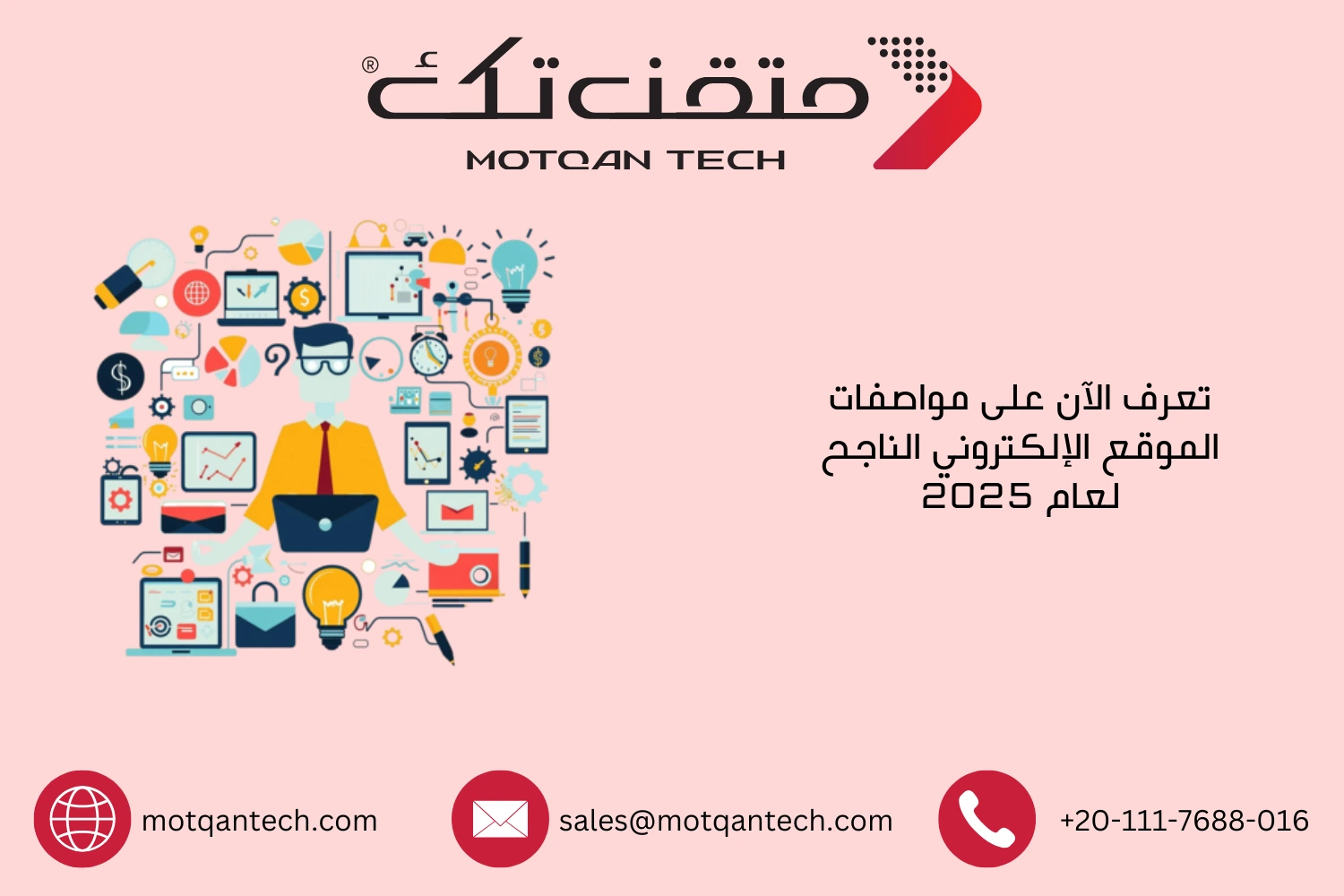 تعرف الآن على مواصفات الموقع الإلكتروني الناجح لعام 2025