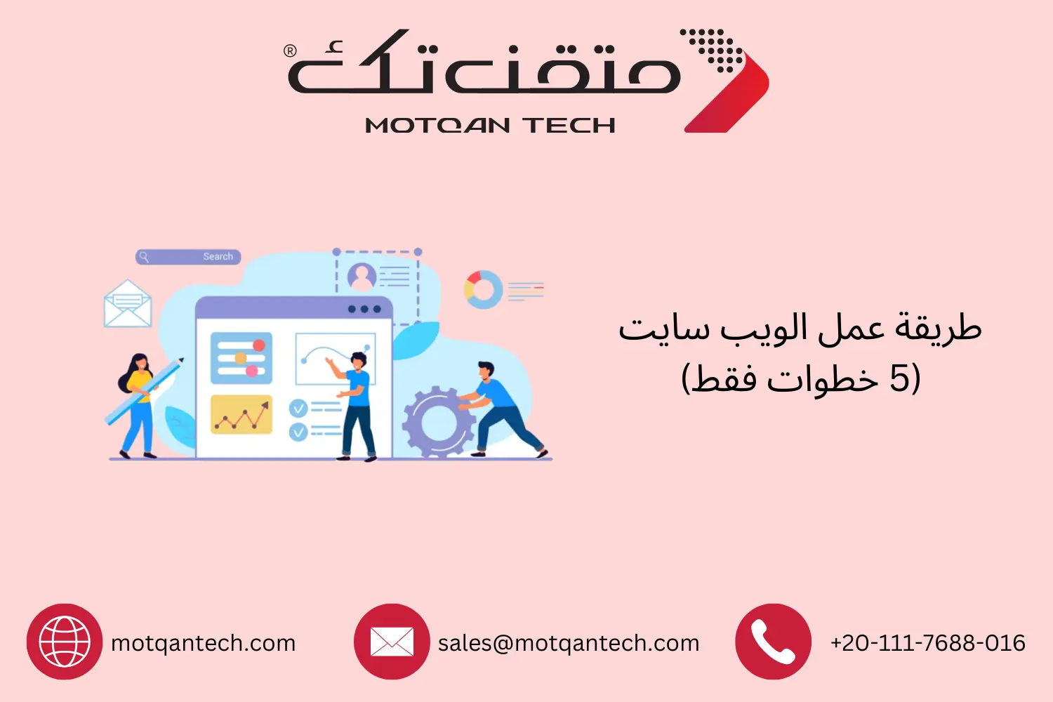 طريقة عمل الويب سايت (5 خطوات فقط)
