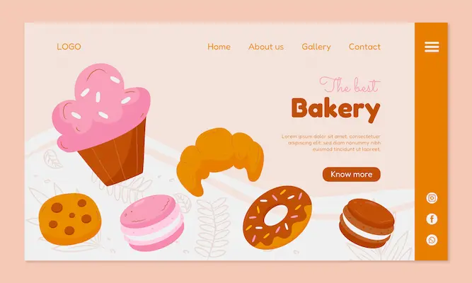 تجربة تسوق مريحة عبر متجر إلكتروني للحلويات